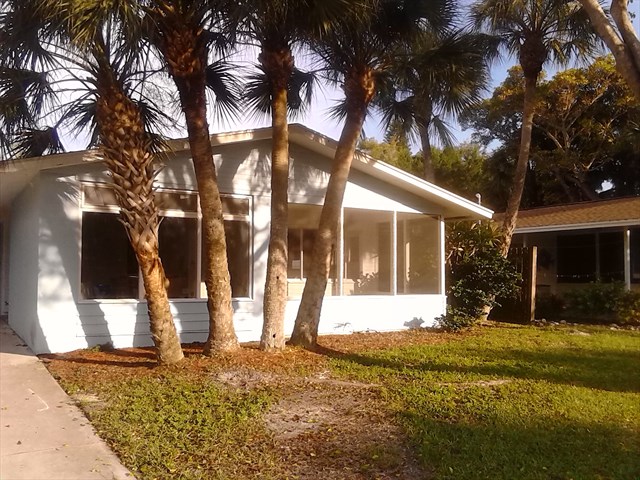Front of beach house